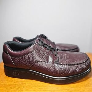 SAS Tripad Comfort Leather Oxford Dress Shoes Mens 9.5M Burgundy